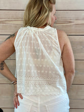 Load image into Gallery viewer, Marina Eyelet Tank Top