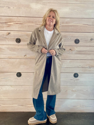 Mason Luxe Coat | Smokey Beige