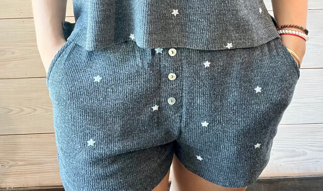 Cozy Days Star Shorts