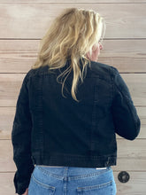 Load image into Gallery viewer, Rumors Denim Jacket in Black