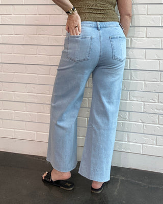 Meg High Rise Button Front Jeans