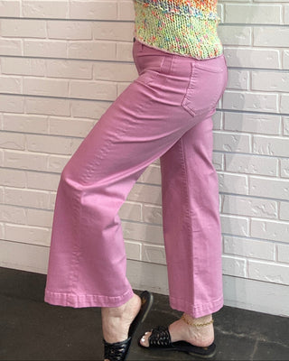 Meg Cupcake High Rise Wide Leg Jeans