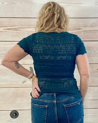 Jade Angelina Lace Tee