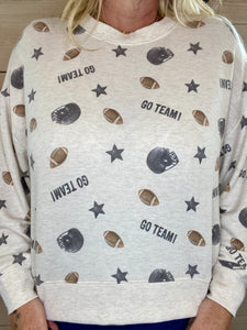 Football Star Long Sleeve Top