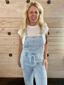 The Knit Denim Overalls