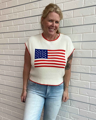 Patriot Sweater Tank
