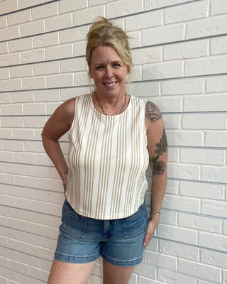 Sloane Knit Striped Tank Top