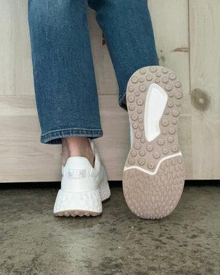 Starling White and Silver Sneakers