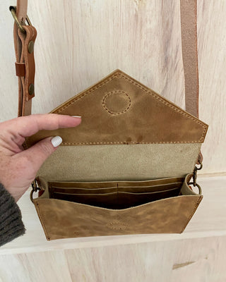Karly Handmade Leather Crossbody | Adjustable Strap