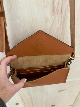 Karly Handmade Leather Crossbody | Adjustable Strap