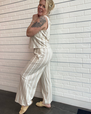 Scout Knit Striped Pant – Cloud