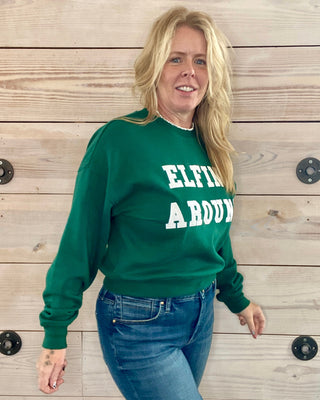 Green Elf Holiday Sweatshirt