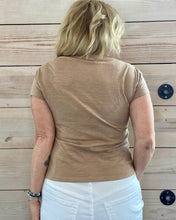 Load image into Gallery viewer, Modern Slub Tee in Iced Coffee