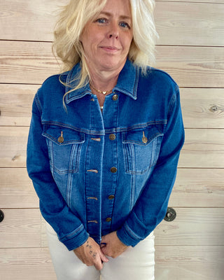 Dallas Perfect Knit Denim Jacket