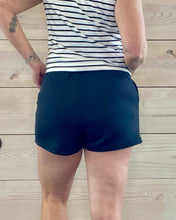 Load image into Gallery viewer, Black Asymmetrical Skort