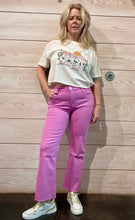 Load image into Gallery viewer, Kelsey Lavender High Rise Fab Ab Jeans
