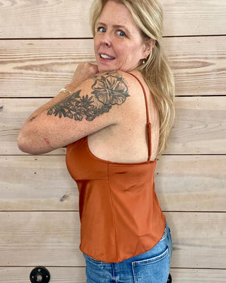 Lace Detail Knit Cami