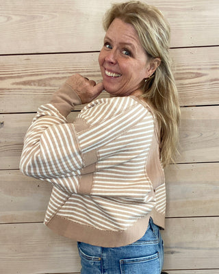 My Time Reveraible Textured Top