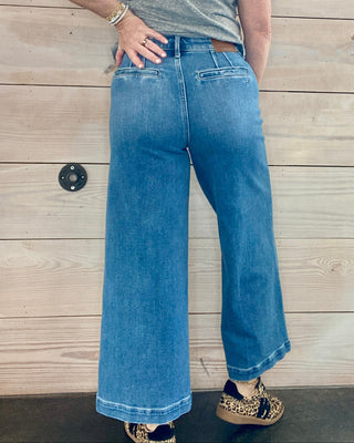 Nori Wide Leg Crop Trouser Jeans