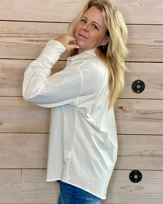 Oversize Classic White Shirt