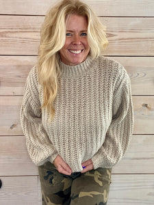 Quinn Sweater in Bone