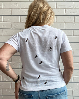 Tossed Horses Tee