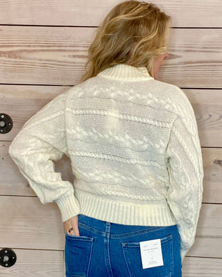 Arctic Cable Knit Sweater