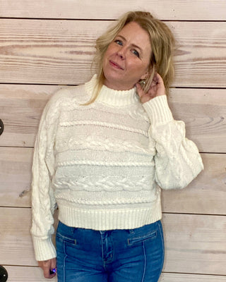 Arctic Cable Knit Sweater