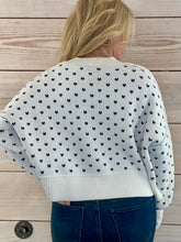 Load image into Gallery viewer, Easy Street Pattern Crop Sweater