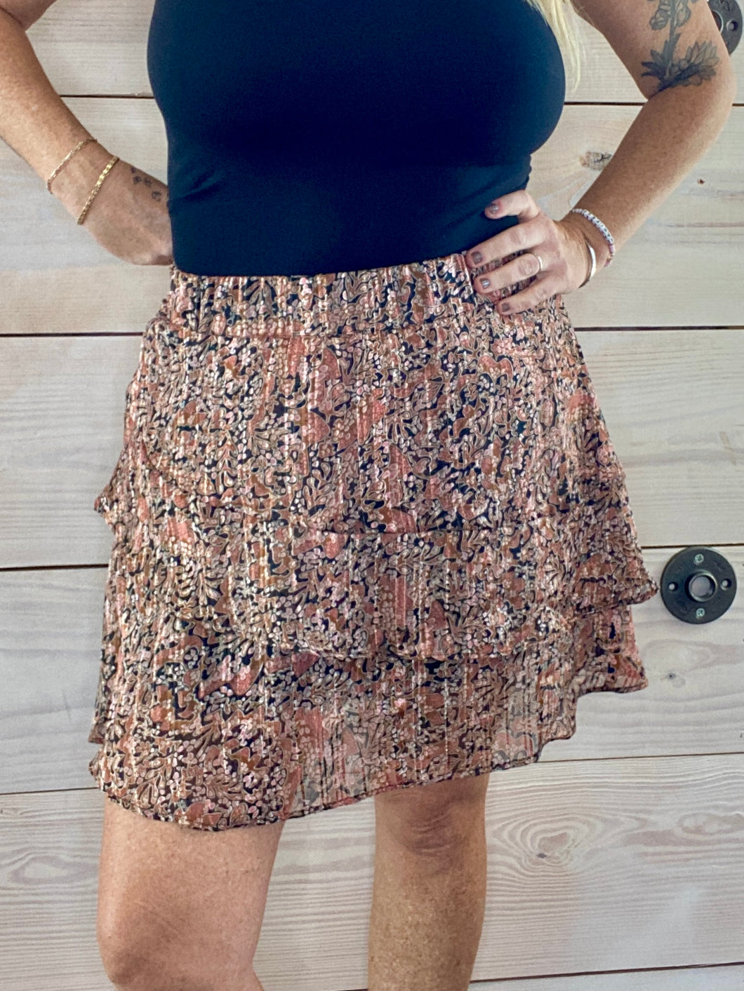 Eloise Ruffled Mini Skirt