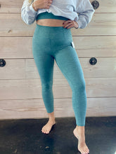 Load image into Gallery viewer, Never Better Heather Leggings in Midnight Jade