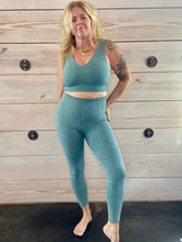 Load image into Gallery viewer, Never Better Heather Leggings in Midnight Jade