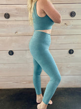 Load image into Gallery viewer, Never Better Heather Leggings in Midnight Jade