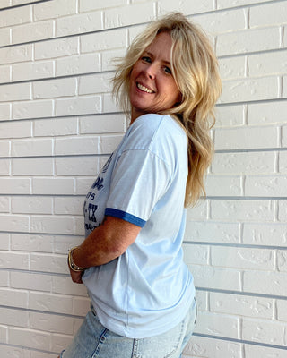 Willie Nelson Austin 1976 Ringer Tee