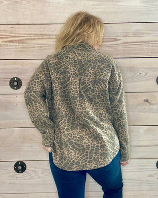 All Day Knit Leopard Jacket