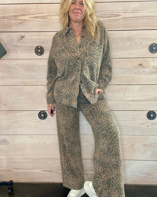 All Day Knit Leopard Jacket