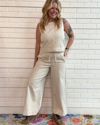 Daycation Twill Ankle Pant