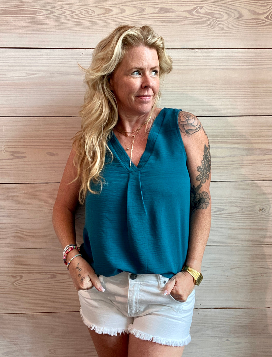 Teal Tank Top