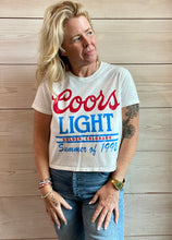 Load image into Gallery viewer, Coors Light Summer Crop Tee