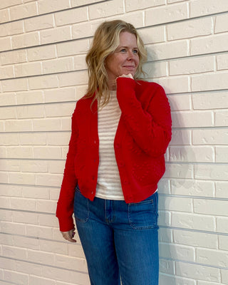 All Yours Red Cardigan