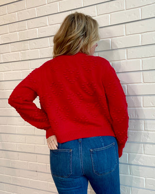 All Yours Red Cardigan