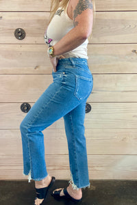 Noella High Rise Straight Leg Jeans