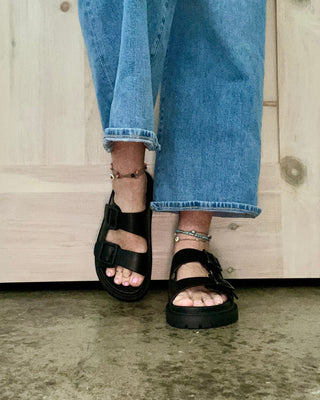 Gen Black Sandals