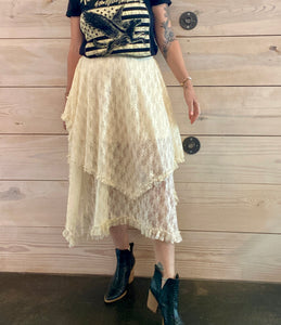 Ivy Lace Midi Skirt