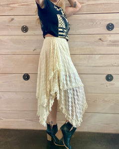Ivy Lace Midi Skirt