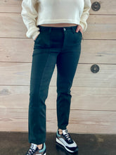 Load image into Gallery viewer, Reese High Rise Ankle Straight Leg Black Jeans