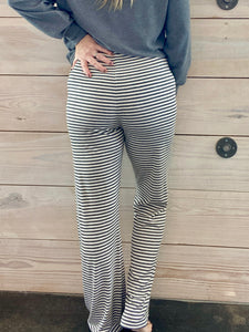 Lounger Stripe Modal Rib Pant