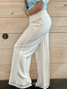 Bari White Trouser
