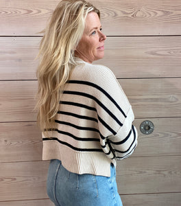 Stripe Easy Street Sweater