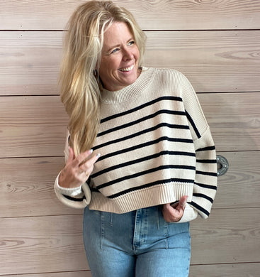 Stripe Easy Street Sweater